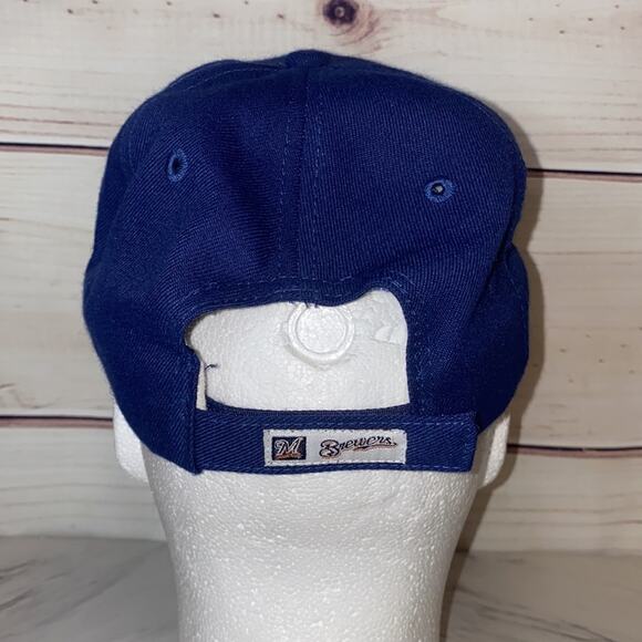 MLB Baseball Milwaukee Brewers M Hat Autographed by Dave Nelson New Era NEW - Picture 6 of 13